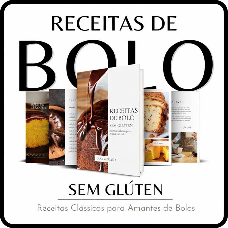 Receitas de Bolo Sem Glúten, Sem Açúcar e Sem Leite.