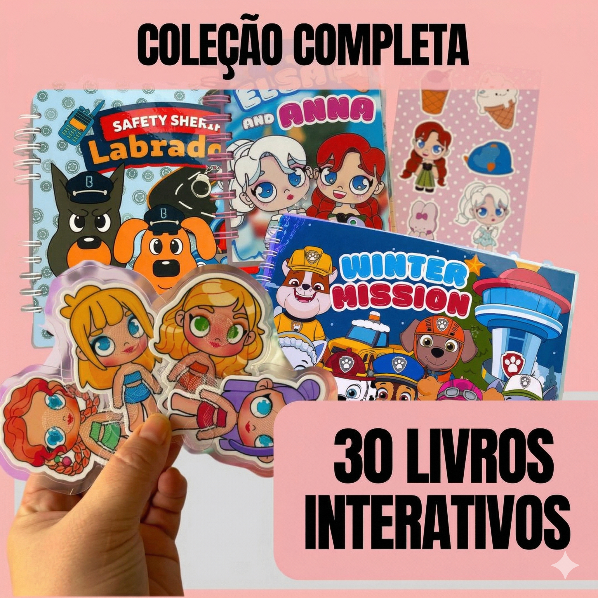 Coleção 30 Livros Interativos Para imprimir