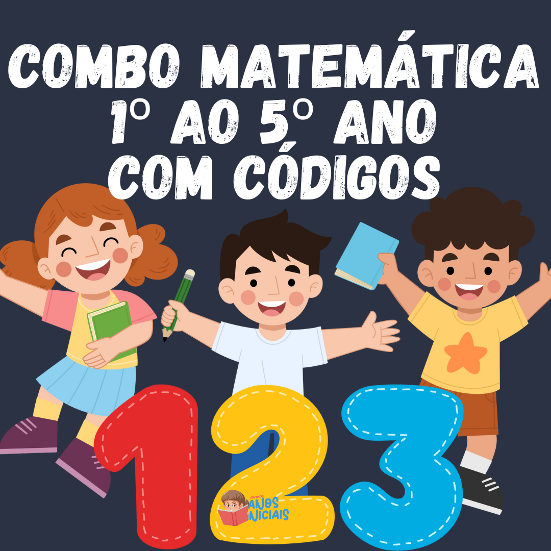 Combo MATEMÁTICA 1º ao 5º ano com Códigos