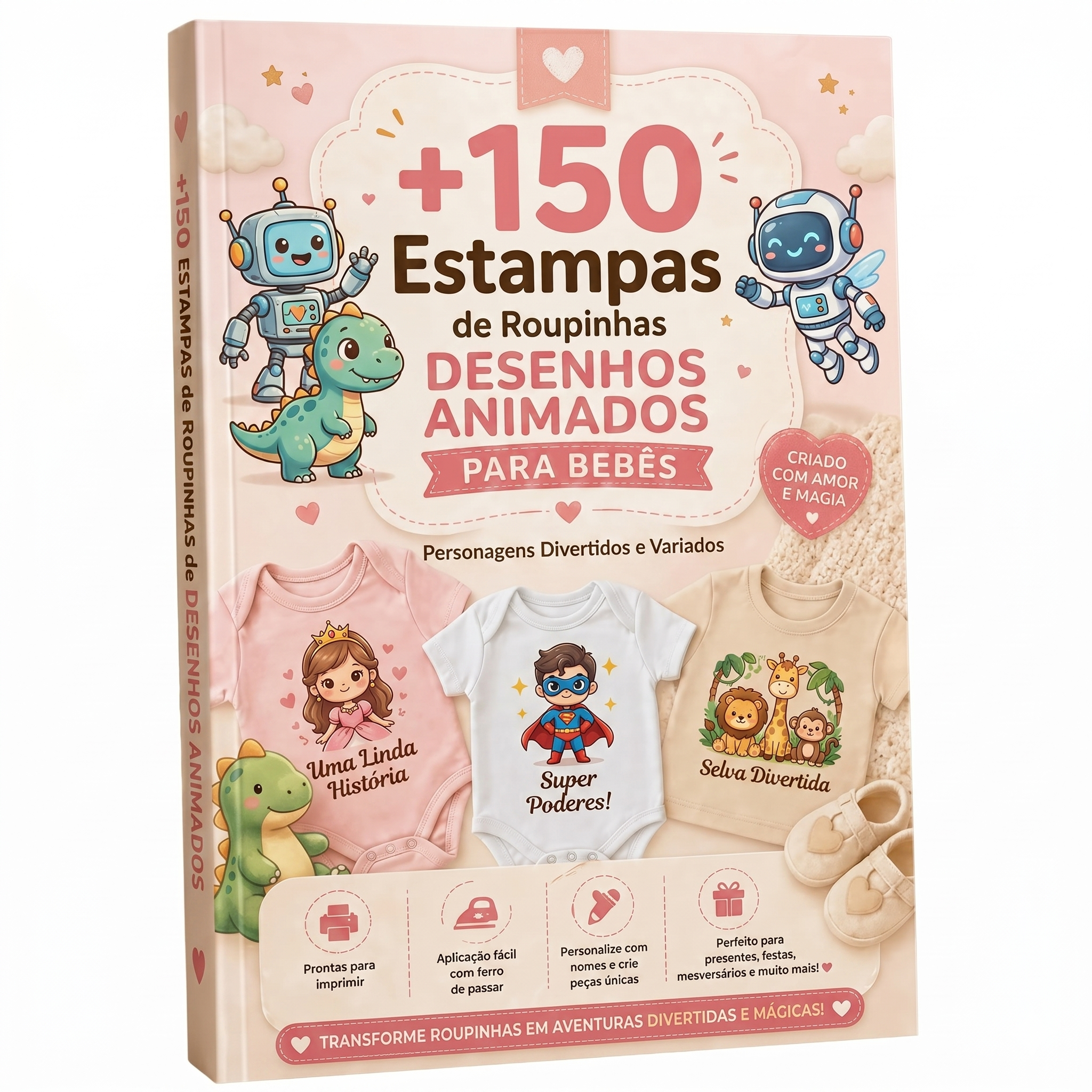 +150 Estampas de Roupinhas infantis - Sell