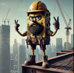 BEIJO DESTE BOB ESPONJA TRABALHADOR